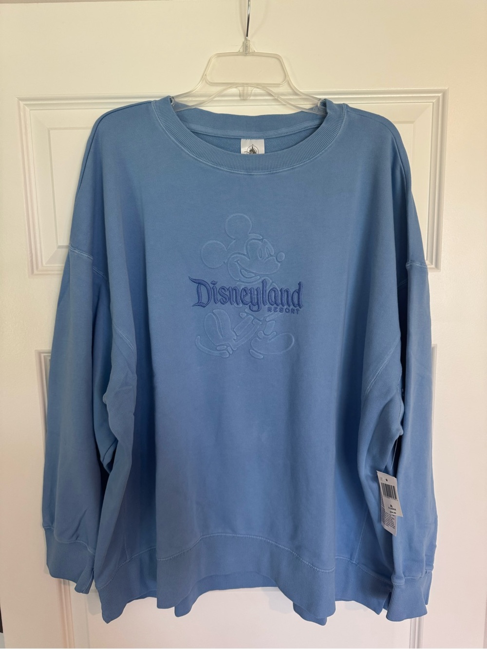 Disneyland Mickey Mouse Embossed Sweatshirt - NWT!